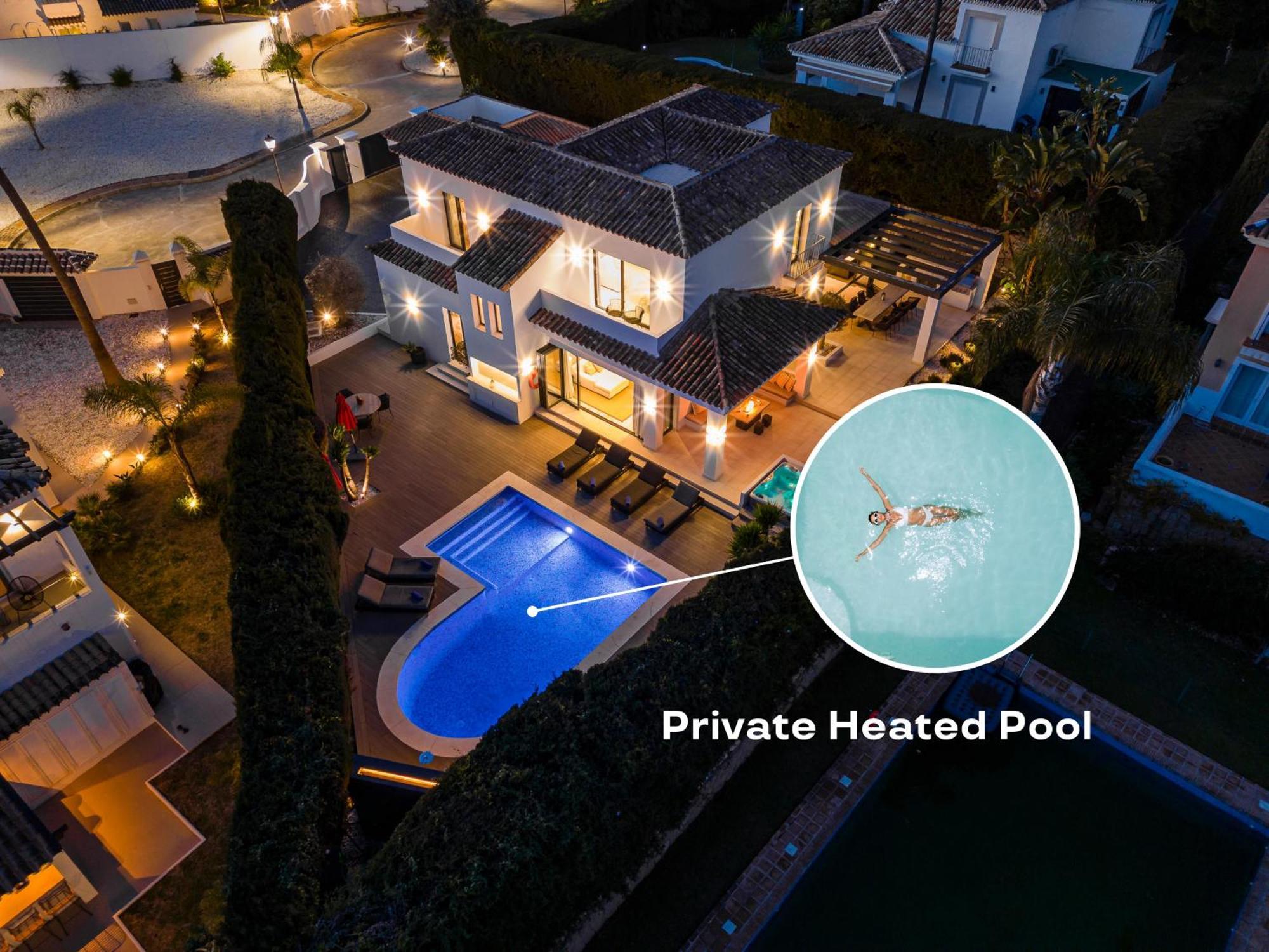 Vacation Marbella I Villa Lina, Golf Valley, Private Heated Pool, Jacuzzi, Close To The Marina Exteriér fotografie